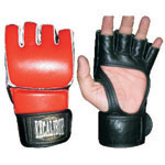 Excalibur Leather Open-palm MMA Gloves