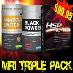 MRI Black Powder/Anabolic Switch/HSP Active Triple Pack