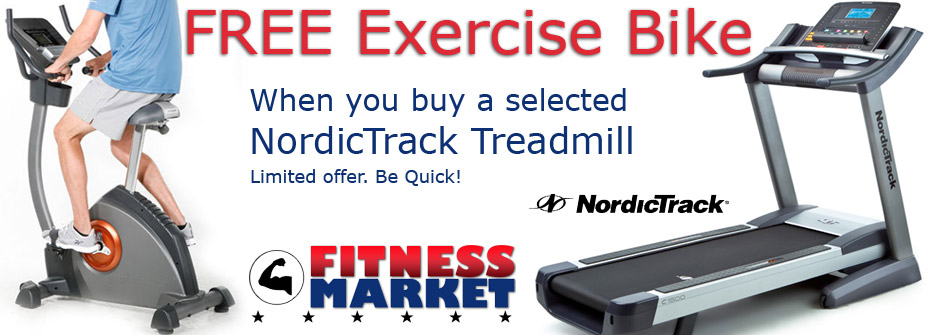 NordicTrack Treadmills Promotion - Free Exercise Bike