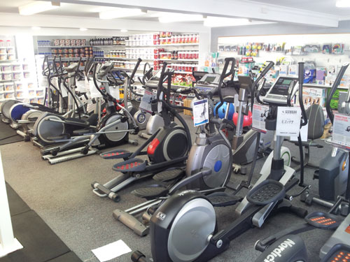 Fitness Market Mt Gravat inside of store, showroom