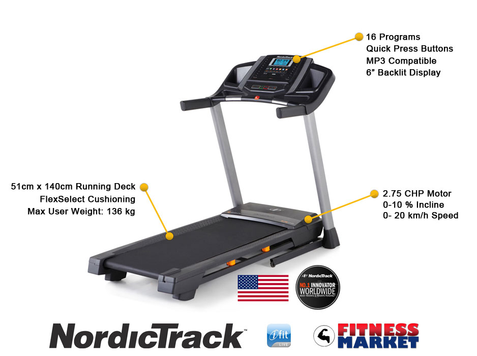 NordicTrack C220 features