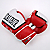 Excalibur Pro Series Leather Boxing Gloves Red