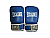 Excalibur Boxing Mitts - Blue Side by Side