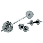 50kg Dumbbell and Barbell Set with carry case